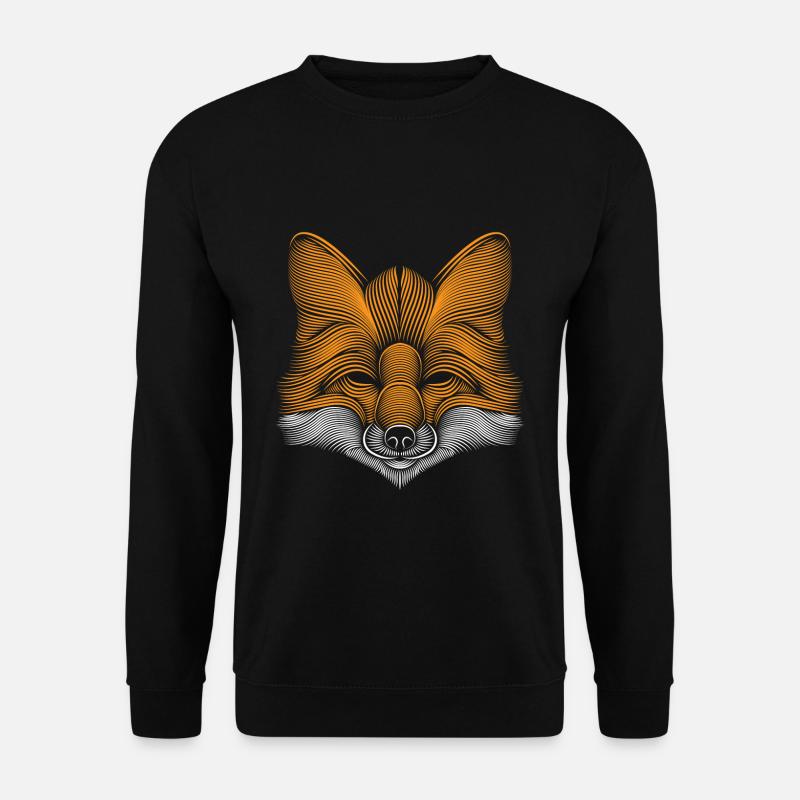 Fuchs - Unisex Pullover - Schwarz