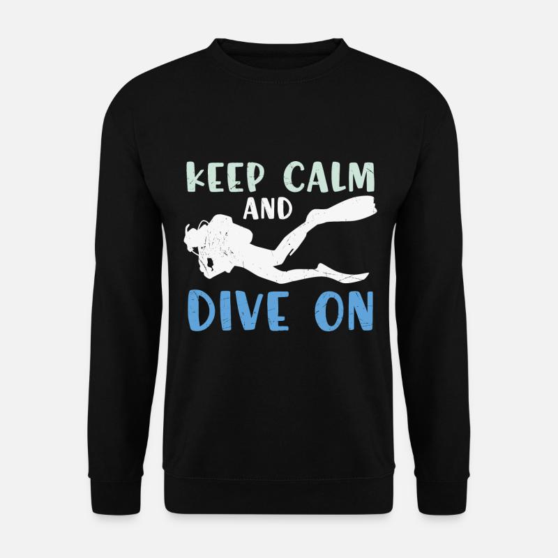 Tauchen Taucher Scuba Diving - Unisex Pullover - Schwarz