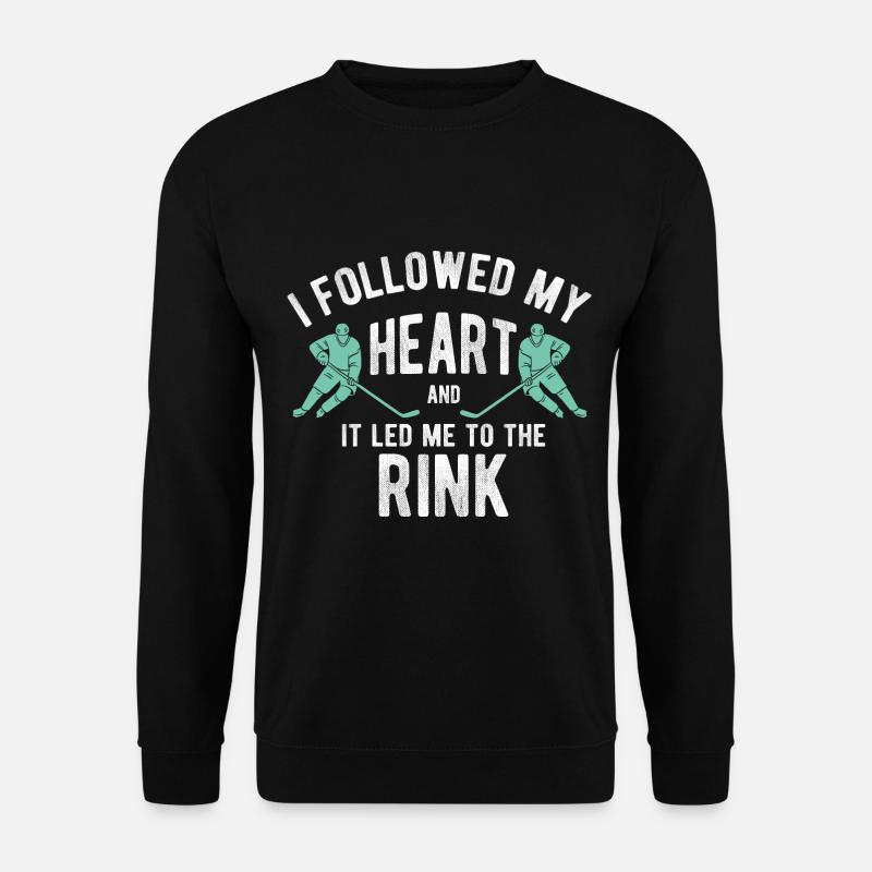 Eishockey - Unisex Pullover - Schwarz