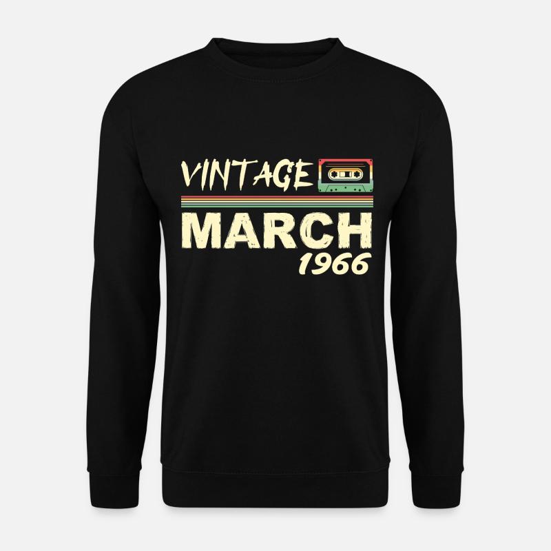Mars 1966 - March 1966 - Sweat-shirt Unisexe - noir