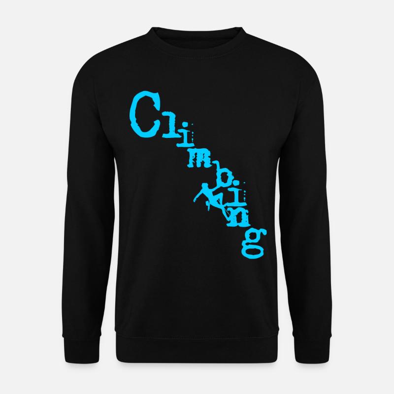 Climbing - Unisex Pullover - Schwarz
