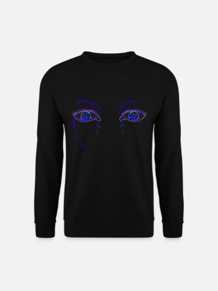 eyes cry - Unisex Sweatshirt - black