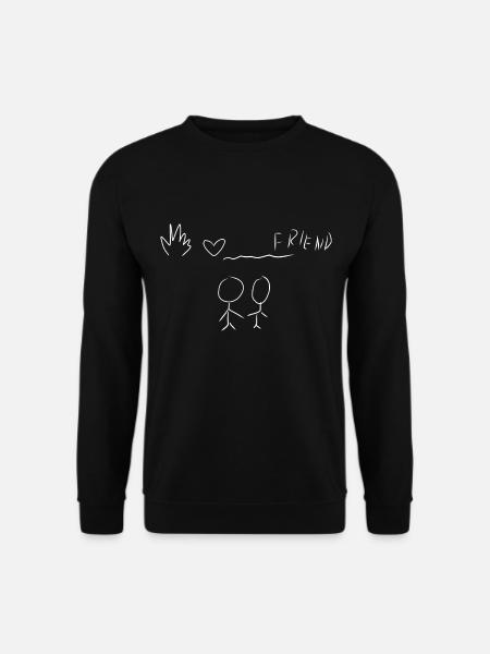 chère amitié - Sweat-shirt Unisexe - noir