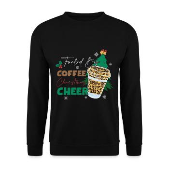 Cadeaux de Noël Noël - Sweat-shirt Unisexe - noir - Devant - Alina (178cm) & Michal (187cm)