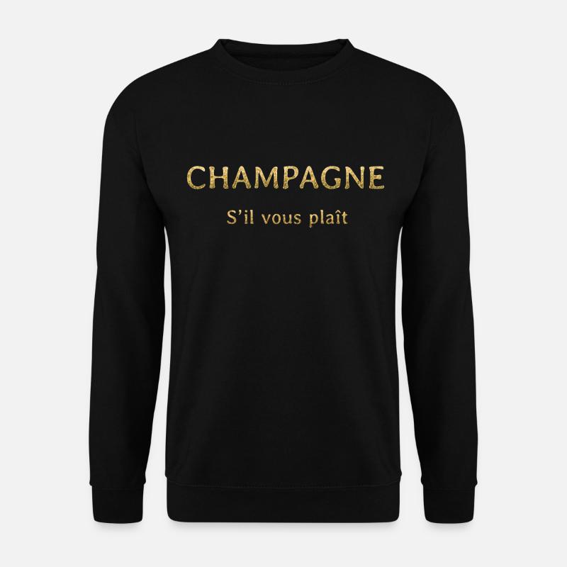s'il vous plaît - Sweat-shirt Unisexe - noir