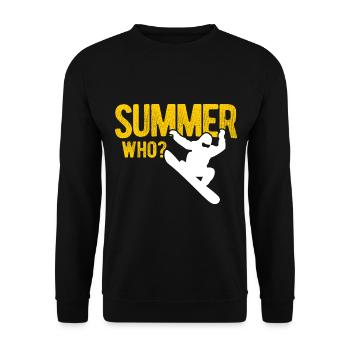 Snowboard Spruch für Snowboarder - Unisex Pullover - Schwarz - Vorne - Alina (178cm) & Michal (187cm)