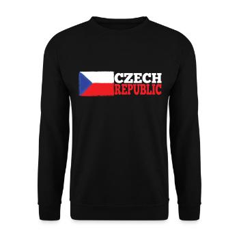 Tschechien - Unisex Pullover - Schwarz - Vorne - Alina (178cm) & Michal (187cm)