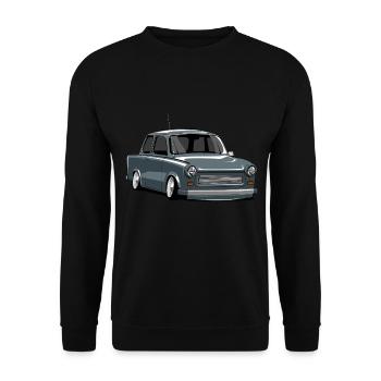 Low cardboard - Unisex Sweatshirt - black - Front - Alina (178cm) & Michal (187cm)