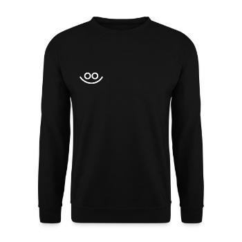 Sourire - Sweat-shirt Unisexe - noir - Devant - Alina (178cm) & Michal (187cm)