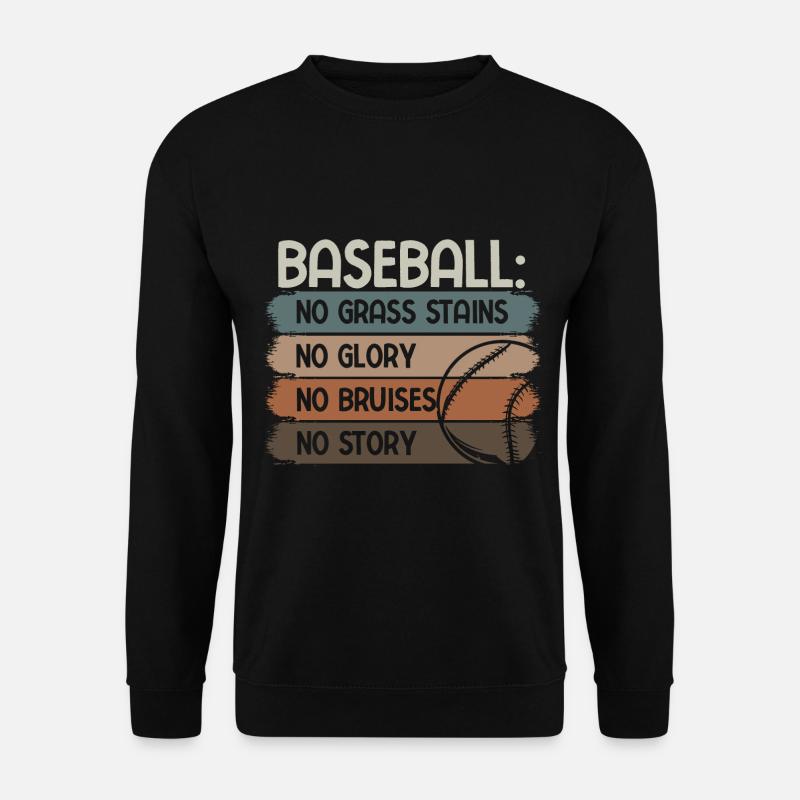 Baseball - Unisex Pullover - Schwarz
