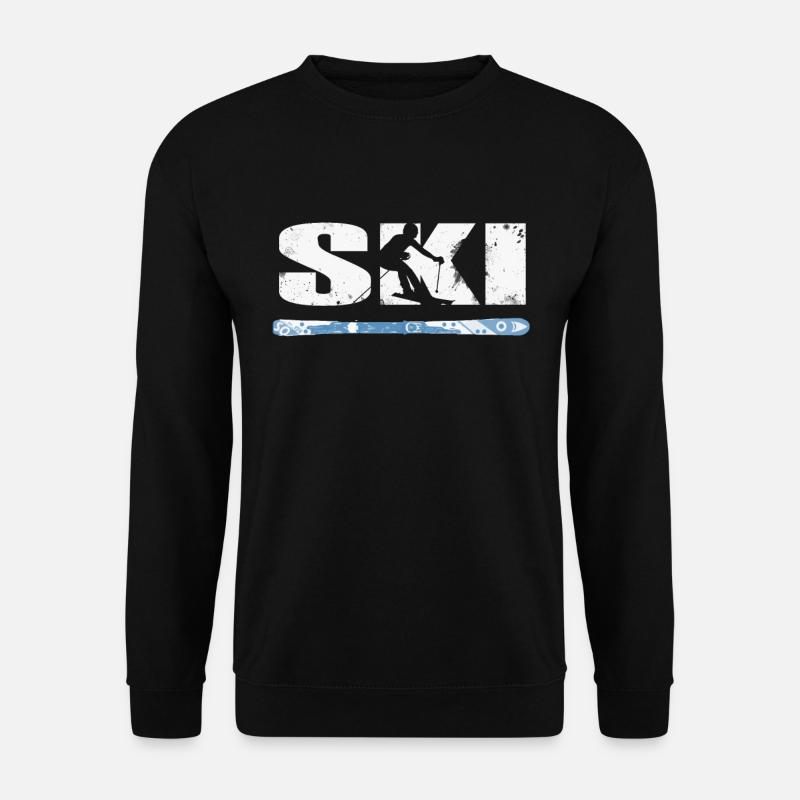 Skiing Skiing - Unisex Sweatshirt - black