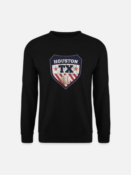 Houston Texas Baseball Geschenk - Unisex Pullover - Schwarz