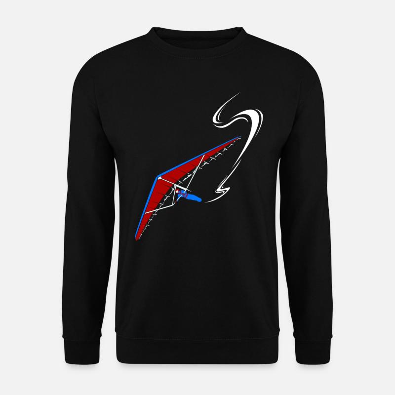 Deltaplane Deltaplane Deltaplane pilote - Sweat-shirt Unisexe - noir