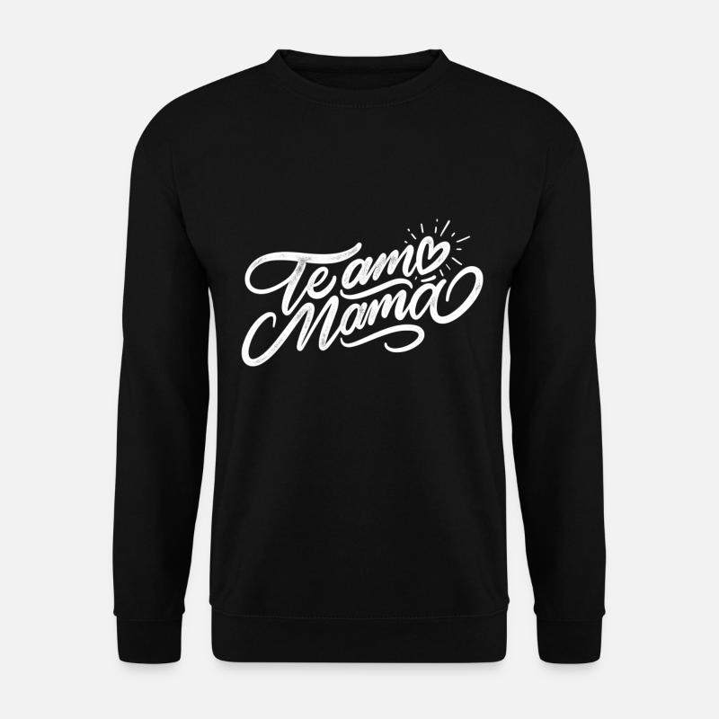 Team Mama Schwanger Lustiger Geschenk - Unisex Pullover - Schwarz