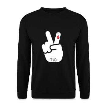 Idée cadeau pour le diabète de type 1 - Sweat-shirt Unisexe - noir - Devant - Alina (178cm) & Michal (187cm)
