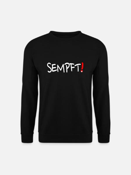 "Sempft" Franconian Franconian Franconian dialect - Unisex Sweatshirt - black