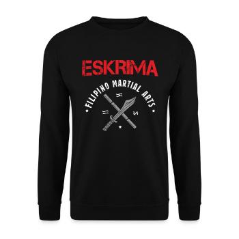 Eskrima Filipino Martial Arts Arts Cadeaux arts martiaux - Sweat-shirt Unisexe - noir - Devant - Alina (178cm) & Michal (187cm)