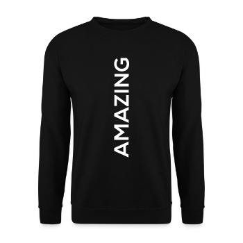 Amazing Flawless George Yog Michael - Sweat-shirt Unisexe - noir - Devant - Alina (178cm) & Michal (187cm)