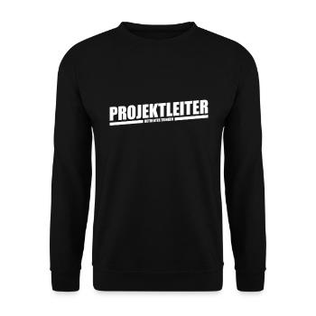Projektleiter Betreutes Trinken - Mallorca T-Shirt - Unisex Pullover - Schwarz - Vorne - Alina (178cm) & Michal (187cm)