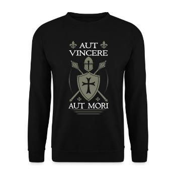 Templier - Sweat-shirt Unisexe - noir - Devant - Alina (178cm) & Michal (187cm)