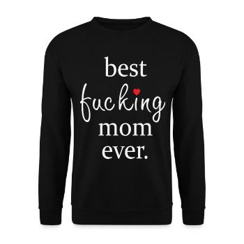 Meilleure fête des mères pour la fête des mères - Sweat-shirt Unisexe - noir - Devant - Alina (178cm) & Michal (187cm)