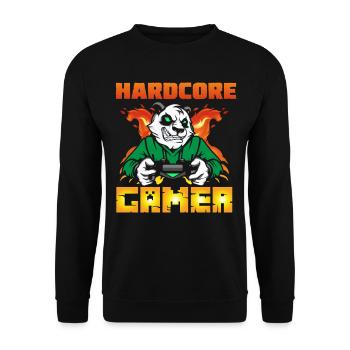 Gamer Gamer Funny DNA - Sweat-shirt Unisexe - noir - Devant - Alina (178cm) & Michal (187cm)