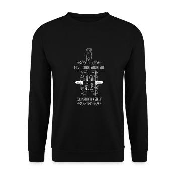 59e anniversaire 1962 Idée cadeau pour les parents - Sweat-shirt Unisexe - noir - Devant - Alina (178cm) & Michal (187cm)