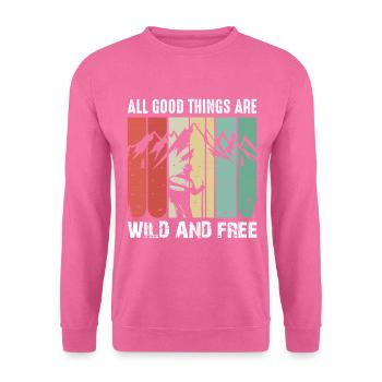 Call of Freedom Nature Mountaineers - Unisex Sweatshirt - pink - Front