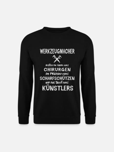Werkzeugmechaniker Werkzeugmacher Geschenk Für Wer - Unisex Pullover - Schwarz