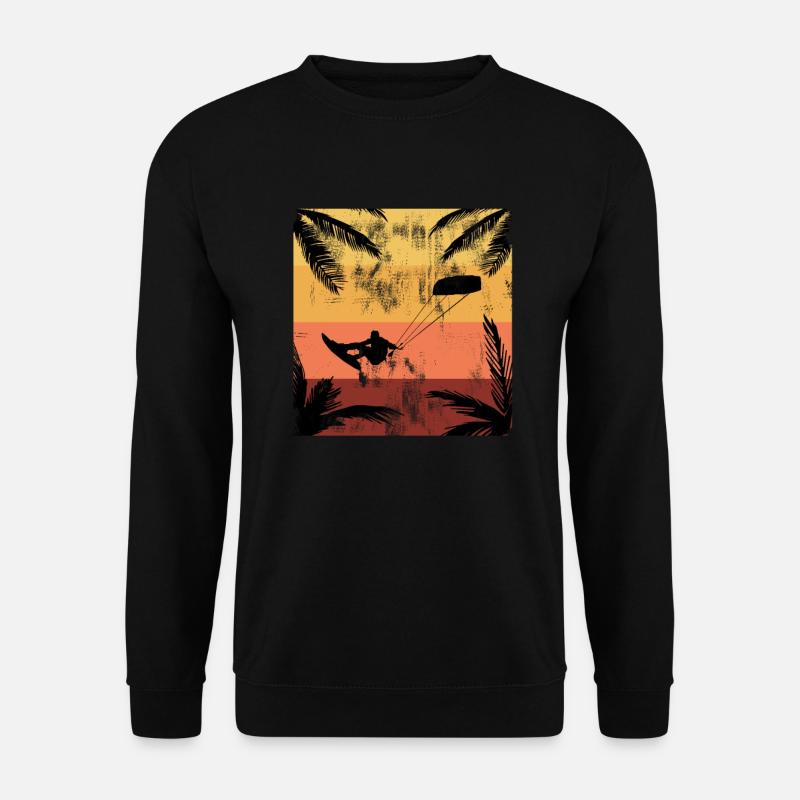 Kitesurf - Sweat-shirt Unisexe - noir