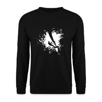 Planchistes - Sweat-shirt Unisexe - noir - Devant - Alina (178cm) & Michal (187cm)