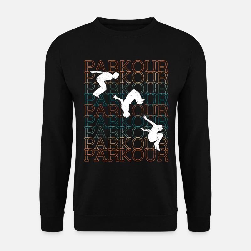 Parkour - Unisex Pullover - Schwarz