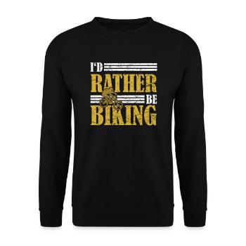 VTT VTT VTT - Sweat-shirt Unisexe - noir - Devant - Alina (178cm) & Michal (187cm)