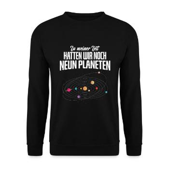 Astronomie - Unisex Pullover - Schwarz - Vorne - Alina (178cm) & Michal (187cm)
