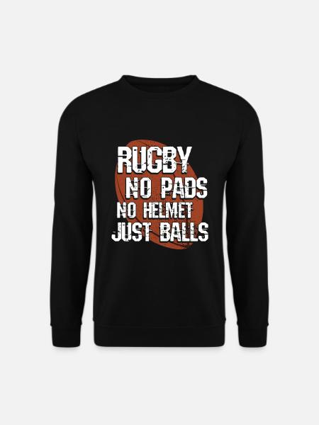 Rugby Rugby - Unisex Pullover - Schwarz