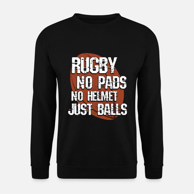 Rugby Rugby - Unisex Pullover - Schwarz