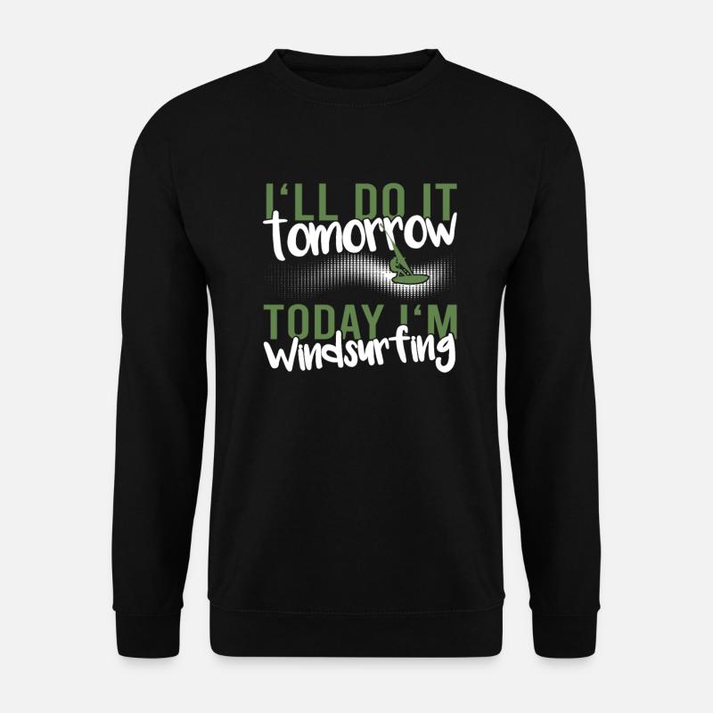 Windsurfen - Unisex Pullover - Schwarz