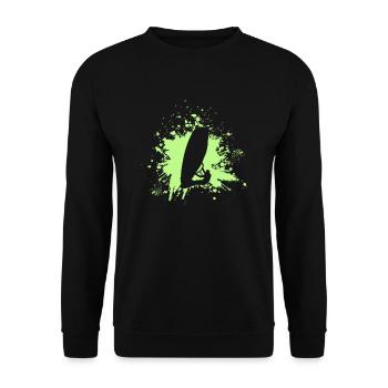 Planchiste Splash - Sweat-shirt Unisexe - noir - Devant - Alina (178cm) & Michal (187cm)