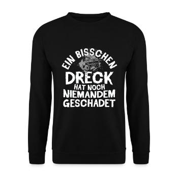 Geländewagen - Unisex Pullover - Schwarz - Vorne - Alina (178cm) & Michal (187cm)