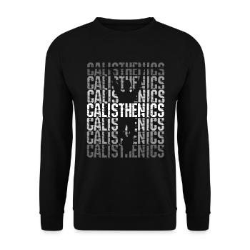 Calisthenics Calisthenics - Unisex Pullover - Schwarz - Vorne - Alina (178cm) & Michal (187cm)