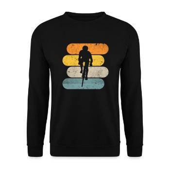 Vélo de route cycliste de route - Sweat-shirt Unisexe - noir - Devant - Alina (178cm) & Michal (187cm)