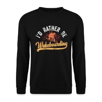 Wakeboard Wakeboarding Wakeboarder Wakeboarden - Sweat-shirt Unisexe - noir - Devant - Alina (178cm) & Michal (187cm)