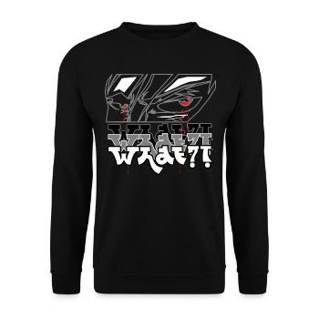 Combattre l’anime - Sweat-shirt Unisexe - noir - Devant - Alina (178cm) & Michal (187cm)