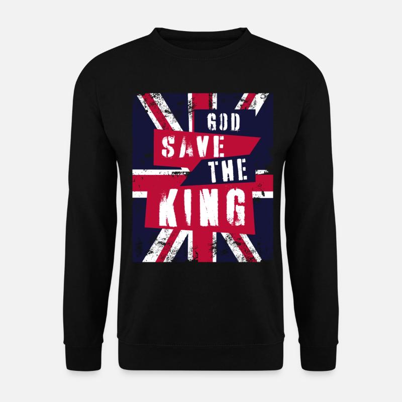 God save the King - Unisex Pullover - Schwarz