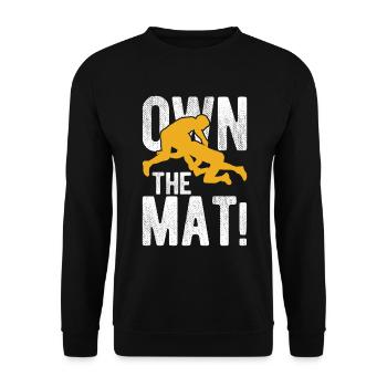 Grappling Martial Arts Wrestling - Unisex Pullover - Schwarz - Vorne - Alina (178cm) & Michal (187cm)