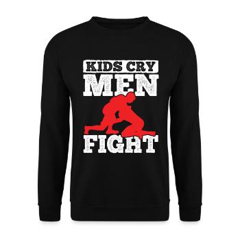 Grappling Martial Arts Wrestling - Unisex Pullover - Schwarz - Vorne - Alina (178cm) & Michal (187cm)