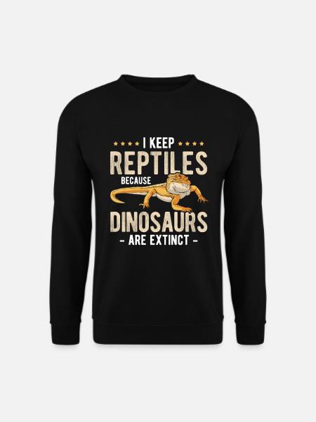 Eidechsen Für Besitzer Von Reptilien - Unisex Pullover - Schwarz