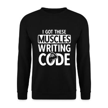 Software Ingenieur Informatiker Programmierer - Unisex Pullover - Schwarz - Vorne - Alina (178cm) & Michal (187cm)