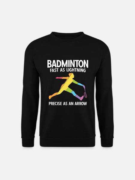 Badminton - Unisex Pullover - Schwarz