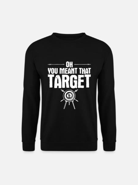 Bogenschießen Archery - Unisex Pullover - Schwarz